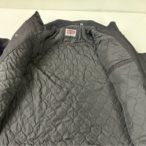 Levi’s Cotton Shell Military Style Moto Field Jacket NWT New - Picture 5 of 10